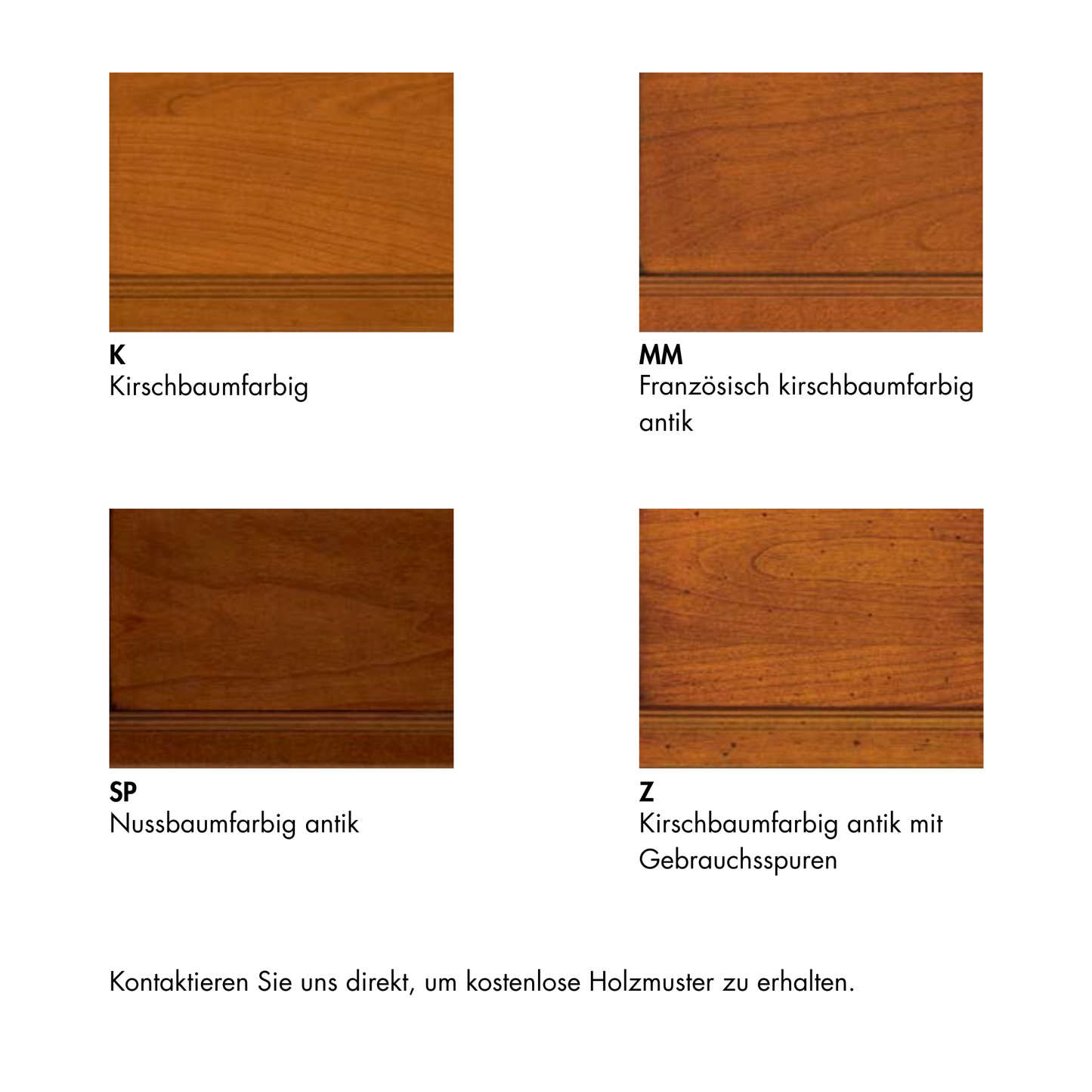 Beistelltisch <Villa Borghese> Modell 3370, kirschbaumfarbig antik mit Gebrauchsspuren