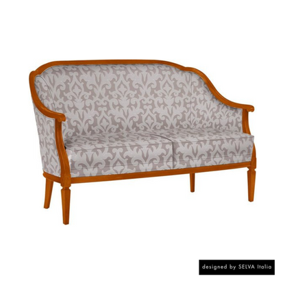 Sofa <Villa Borghese> Modell 1375, kirschbaumfarbig