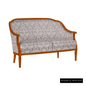 Sofa <Villa Borghese> Modell 1375, kirschbaumfarbig