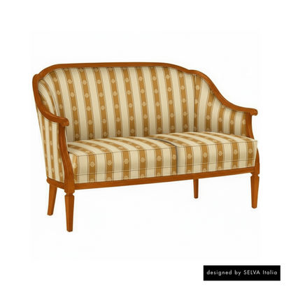 Sofa <Villa Borghese> Modell 1375, kirschbaumfarbig