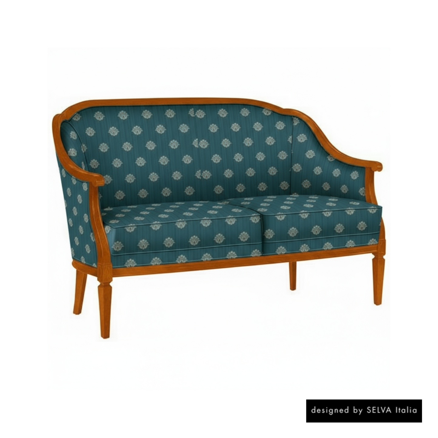 Sofa <Villa Borghese> Modell 1375, kirschbaumfarbig