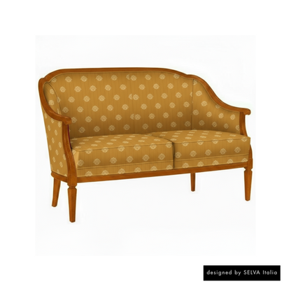 Sofa <Villa Borghese> Modell 1375, kirschbaumfarbig