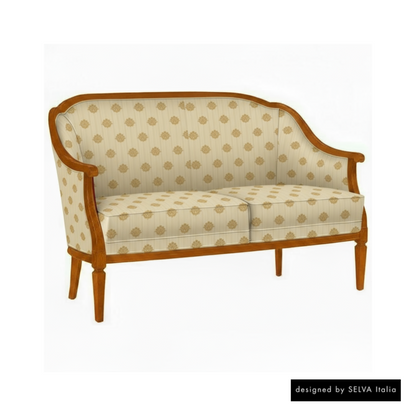 Sofa <Villa Borghese> Modell 1375, kirschbaumfarbig