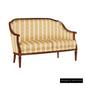 Sofa <Villa Borghese> Modell 1375, nussbaumfarbig antik