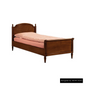 Bett <Villa Borghese> Modell 2370, nussbaumfarbig antik
