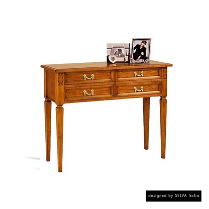 Konsole <Villa Borghese> Modell 4370, kirschbaumfarbig antik mit Gebrauchsspuren