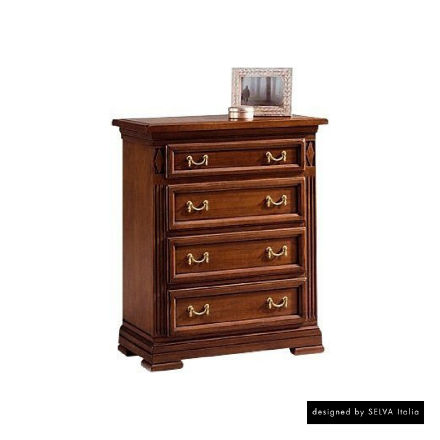 Kommode <Villa Borghese> Modell 5370, nussbaumfarbig antik