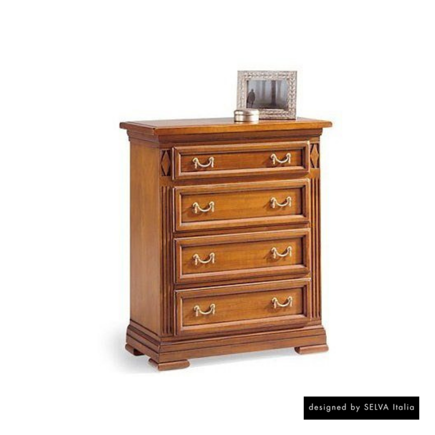 Kommode <Villa Borghese> Modell 5370, kirschbaumfarbig antik mit Gebrauchsspuren