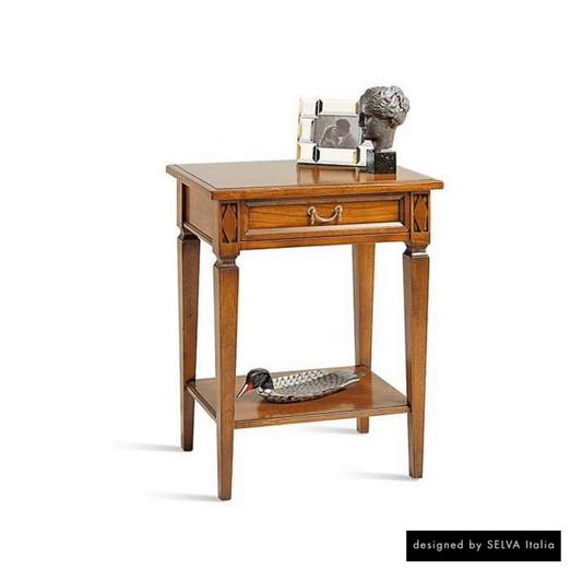 Beistelltisch <Villa Borghese> Modell 5371, Französisch kirschbaumfarbig antik