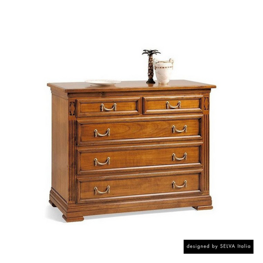 Kommode <Villa Borghese> Modell 5373, Französisch kirschbaumfarbig antik