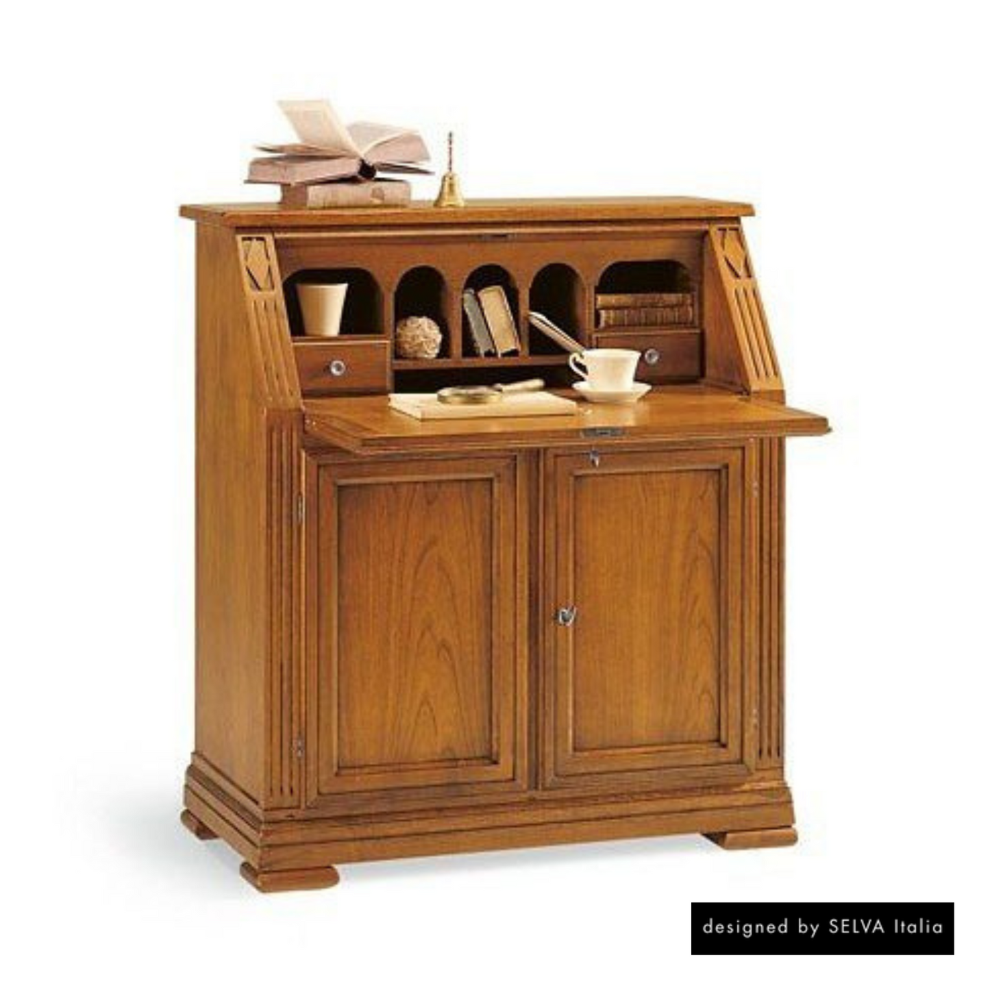 Sekretär <Villa Borghese> Modell 6372, Französisch kirschbaumfarbig antik