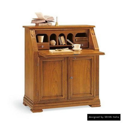 Sekretär <Villa Borghese> Modell 6372, kirschbaumfarbig antik mit Gebrauchsspuren