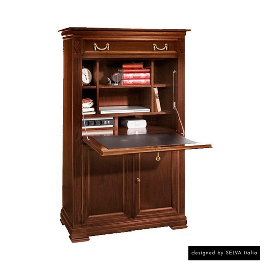 Sekretär <Villa Borghese> Modell 6375, nussbaumfarbig antik