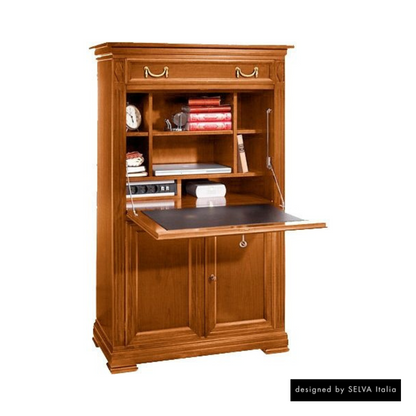 Sekretär <Villa Borghese> Modell 6375, kirschbaumfarbig antik mit Gebrauchsspuren