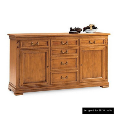 Sideboard <Villa Borghese> Modell 7370, Französisch kirschbaumfarbig antik