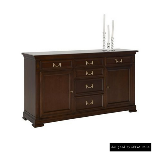 Sideboard <Villa Borghese> Modell 7370, nussbaumfarbig antik