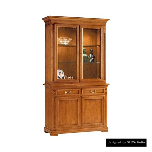 Vitrine <Villa Borghese> Modell 7374, kirschbaumfarbig