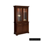 Vitrine <Villa Borghese> Modell 7374, nussbaumfarbig antik