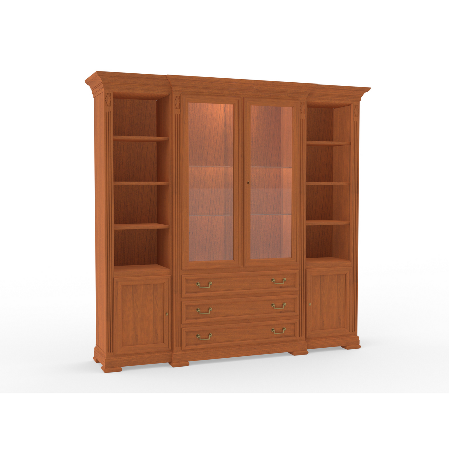 Vitrine <Villa Borghese> Modell 7385, kirschbaumfarbig