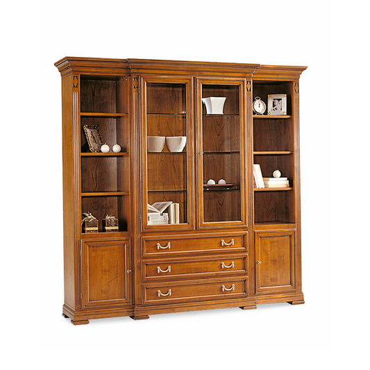 Vitrine <Villa Borghese> Modell 7385, kirschbaumfarbig antik