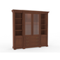 Vitrine <Villa Borghese> Modell 7385, nussbaumfarbig antik
