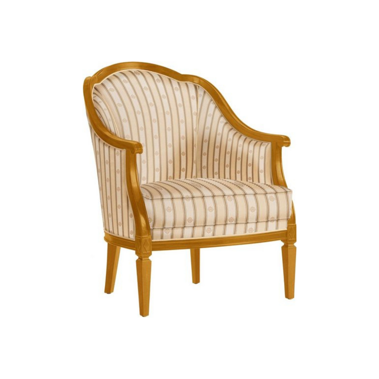 Sessel <Villa Borghese> Modell 1374, kirschbaumfarbig antik