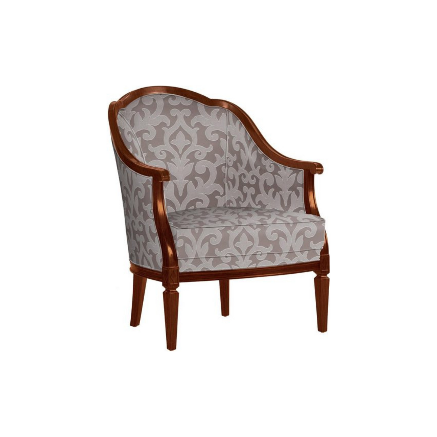 Sessel <Villa Borghese> Modell 1374, nussbaumfarbig antik