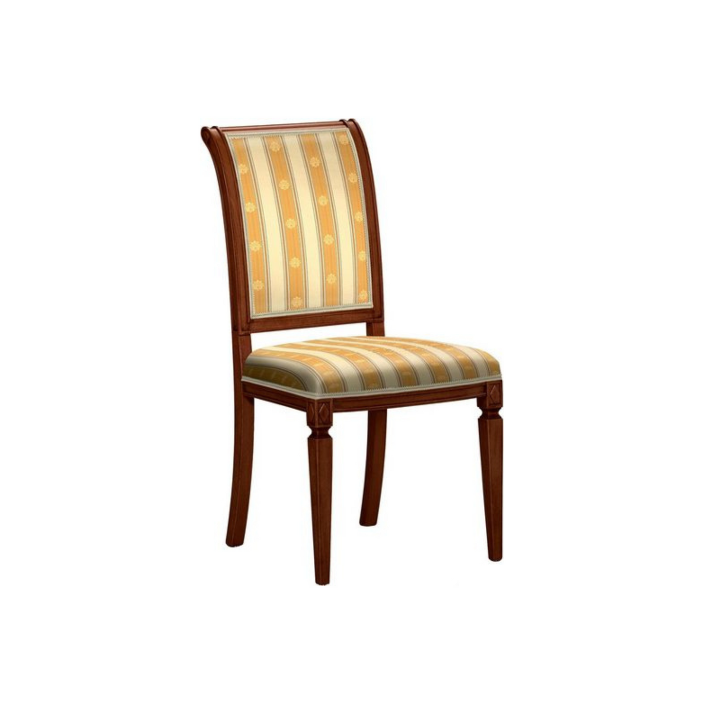 Polsterstuhl <Villa Borghese> Modell 1370, nussbaumfarbig antik