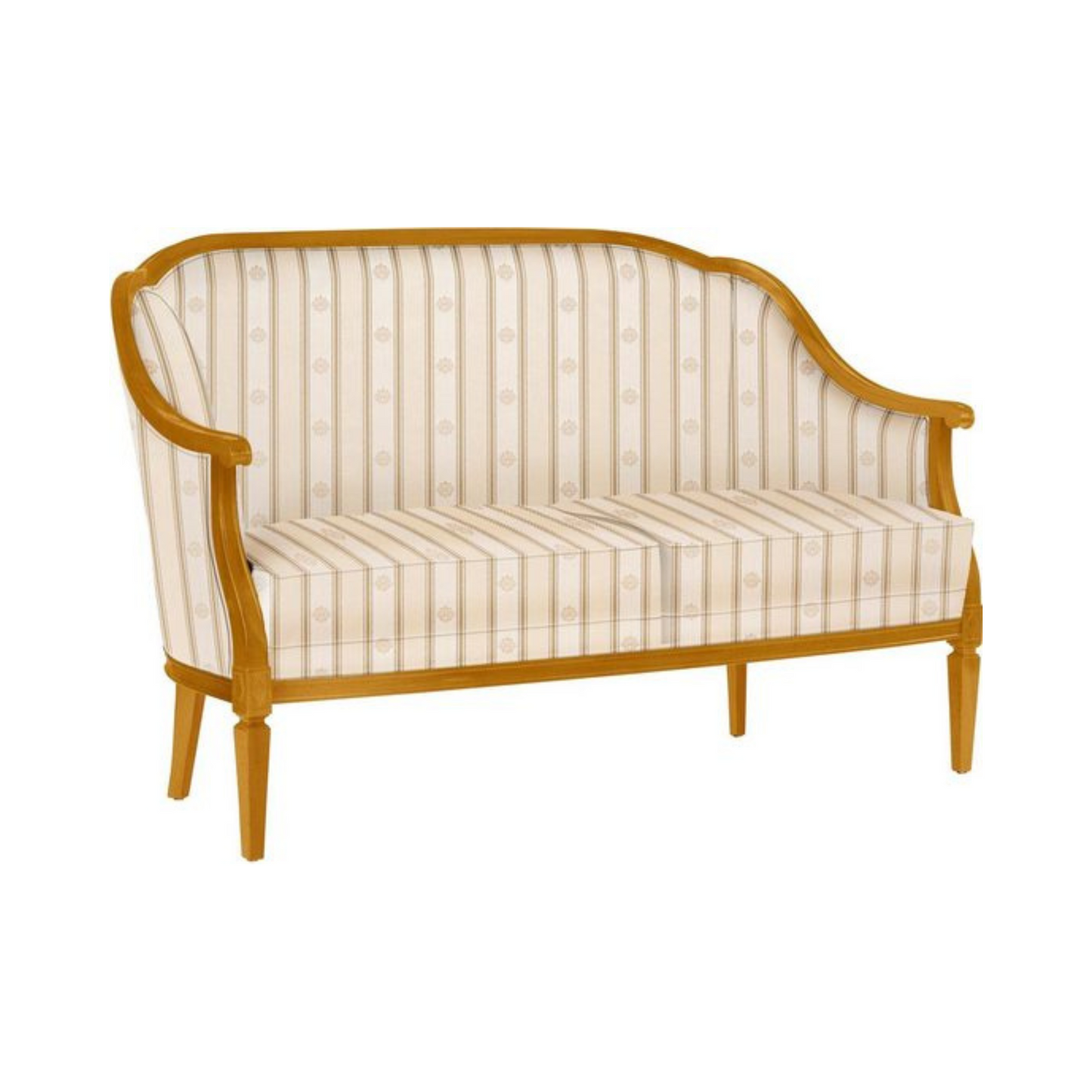 Sofa <Villa Borghese> Modell 1375, kirschbaumfarbig antik