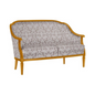 Sofa <Villa Borghese> Modell 1375, kirschbaumfarbig antik