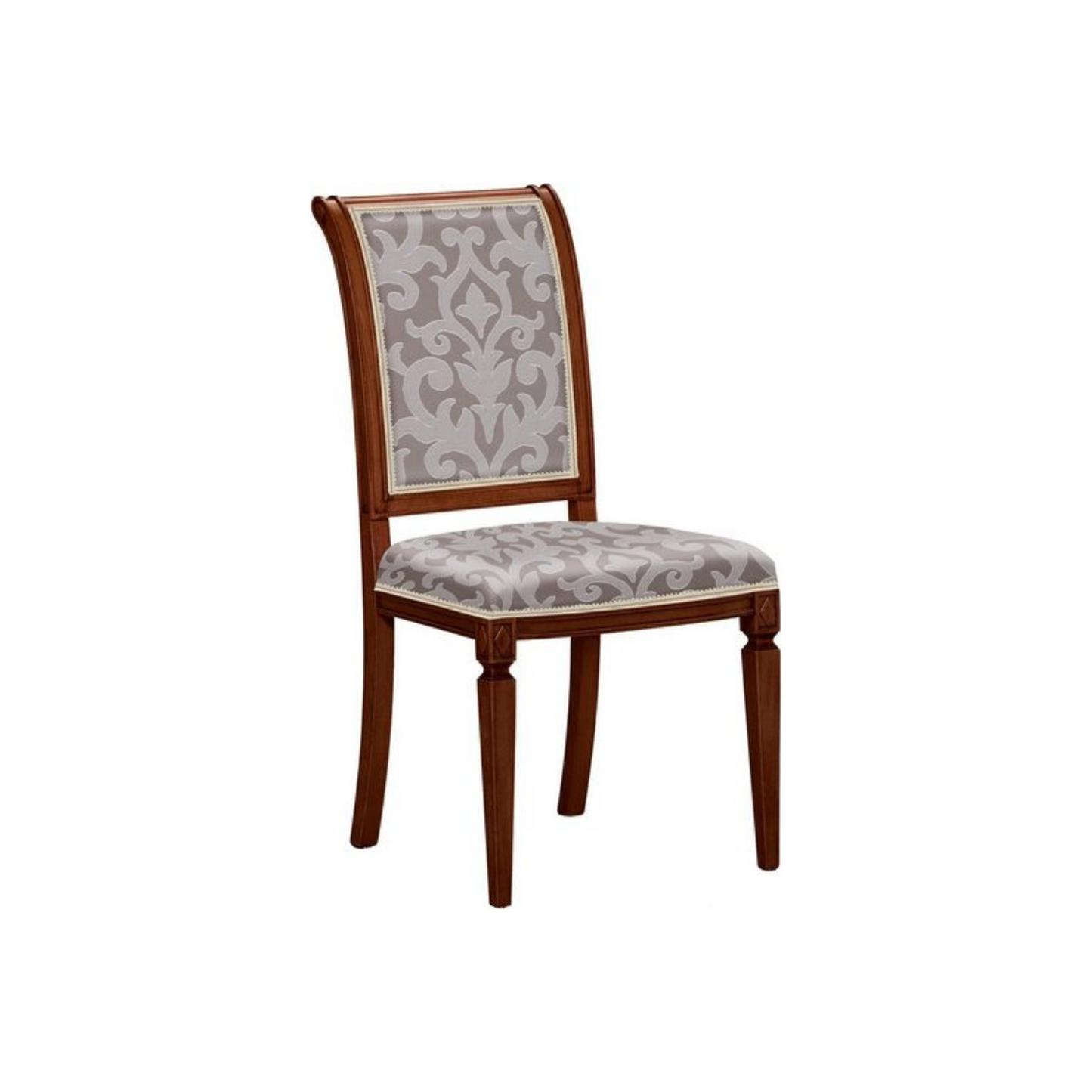 Polsterstuhl <Villa Borghese> Modell 1370, nussbaumfarbig antik