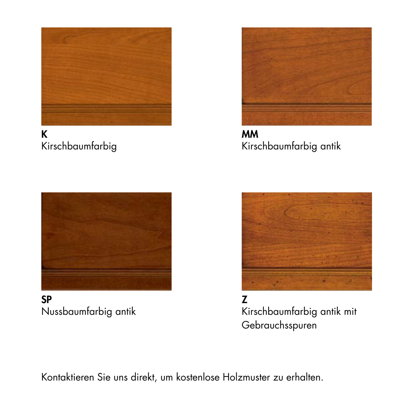 Wandspiegel <Villa Borghese> Modell 9371, kirschbaumfarbig