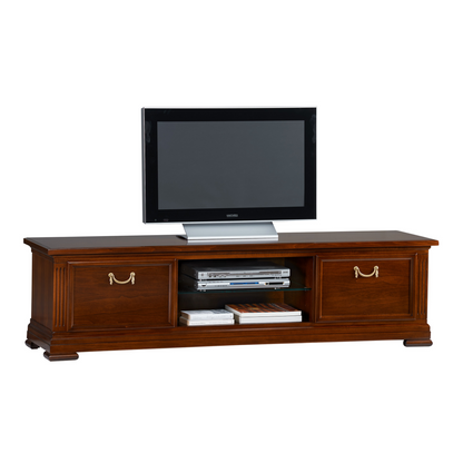 TV-Möbel <Villa Borghese> Modell 5378, nussbaumfarbig antik